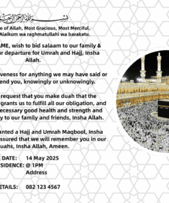 Hajj Card Design 5